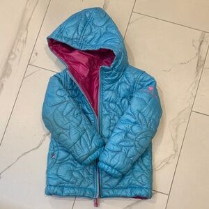 Obermeyer Kids Reversible Quilted Hooded Winter Jacket
